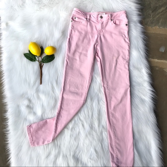 🍋Vineyard Vines Girls Pink Stretch Jeans - Picture 1 of 6